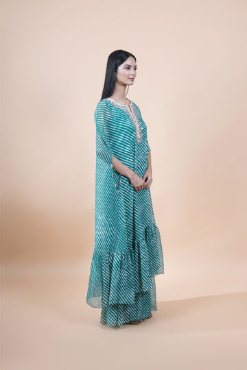 Green Kaftan Dress