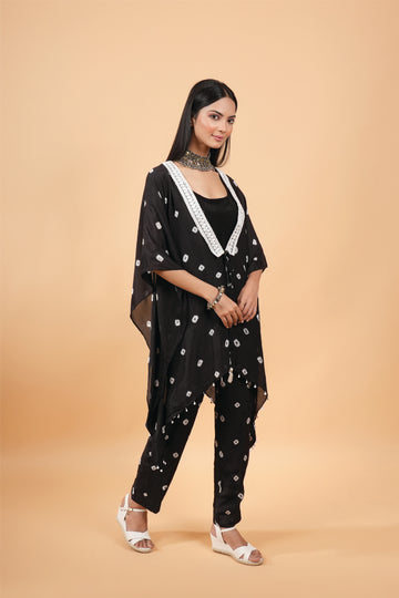 Black Indo-Western Dress with Pants